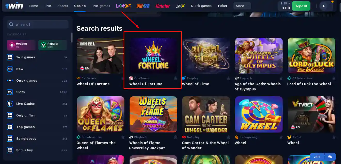 1win Treasures of Aztec Login